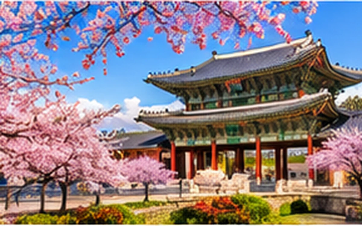 Seoul South Korea spring blossom vacation