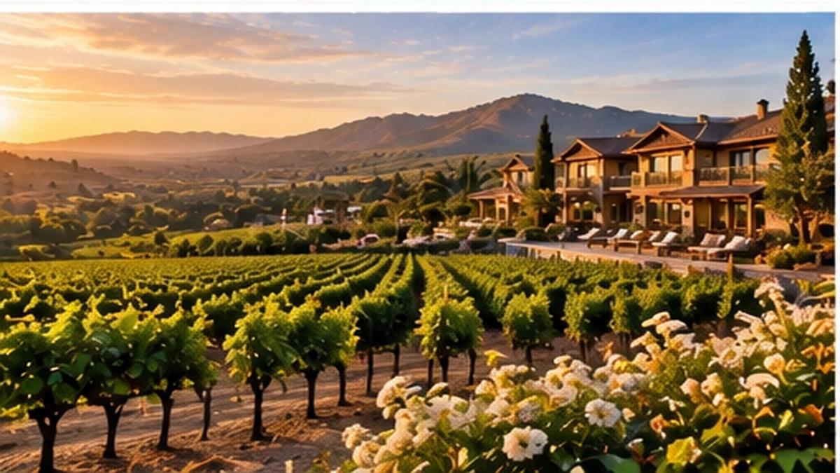 Vacation ownership resort near vineyards and California wine country