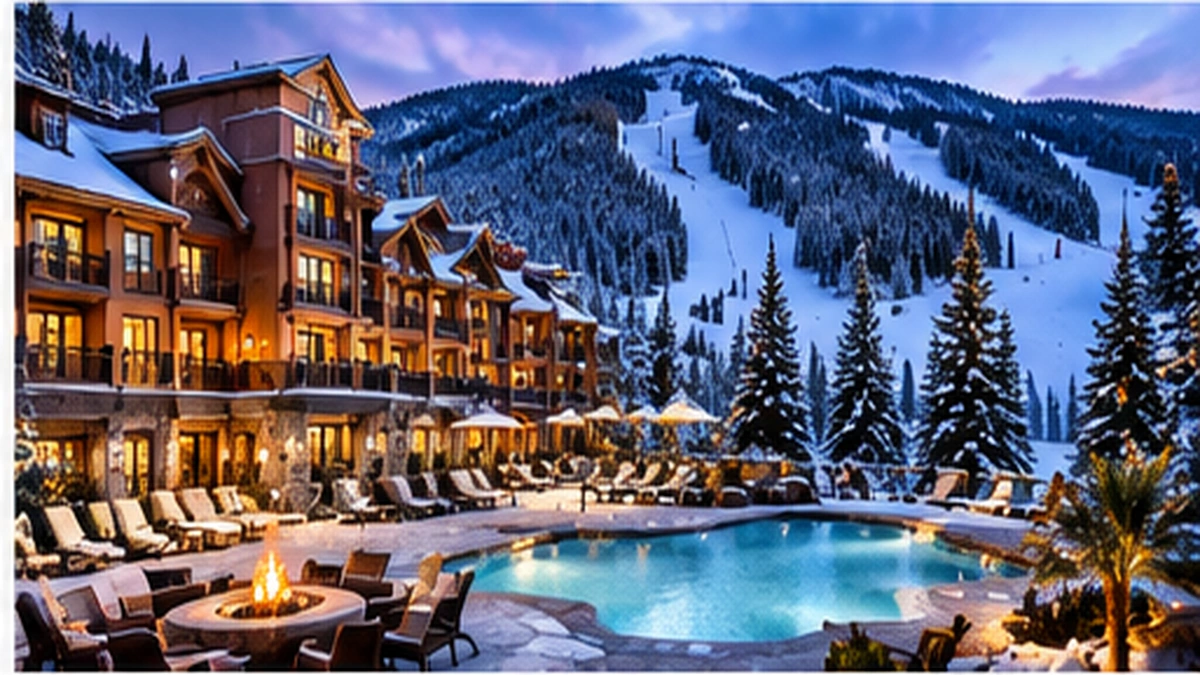 Sheraton Steamboat Resort Villas snowy Colorado mountain destination